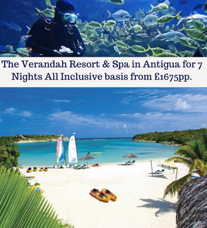 The Verandah Resort & Spa in Antigua for 7 Nights All Inclusive basis from £1675pp.